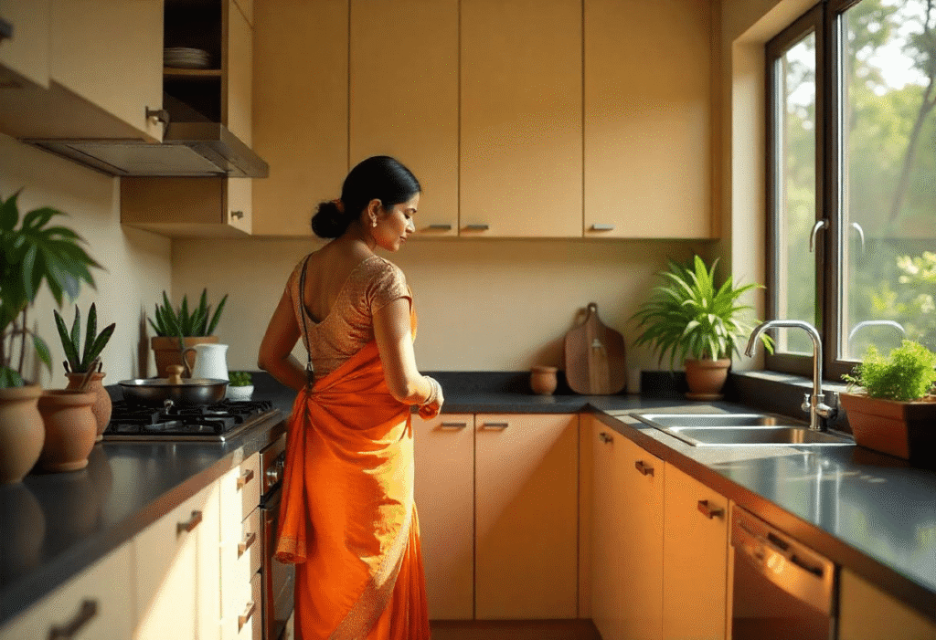 Contemporary Modular Kitchen in Chennai